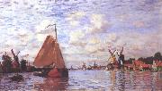 Claude Monet La Zaan a Zaandam France oil painting artist